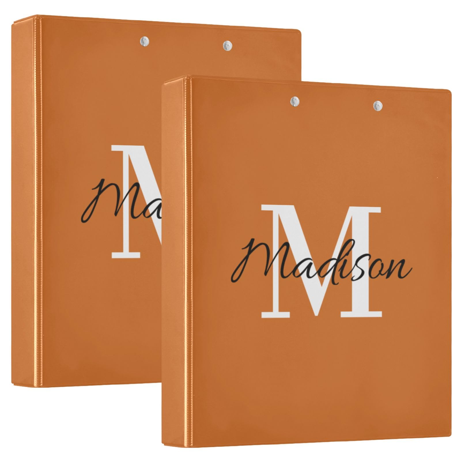 Raccoglitore personalizzato con nome Personalizzato 3 Raccoglitori ad anelli 3,8 cm Carino Raccoglitore a tre anelli con 3 tasche interne Raccoglitori di base durevoli per lavoro, scuola, ufficio