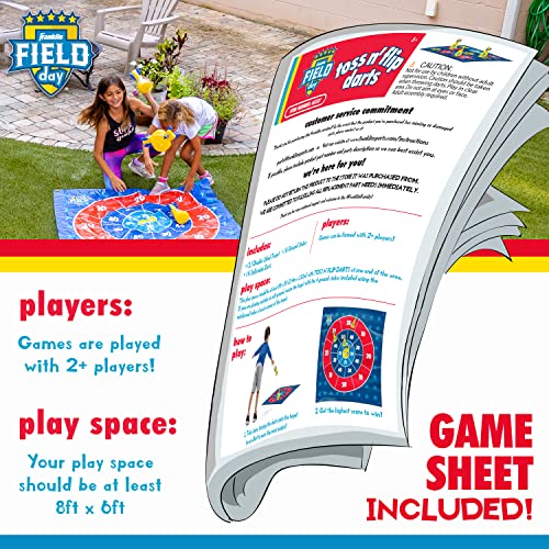 Franklin Sports Toss N' Flip Darts - Indoor And Outdoor Darts Game For Kids - Yard Toss Game With Inflatable Darts #TOP5