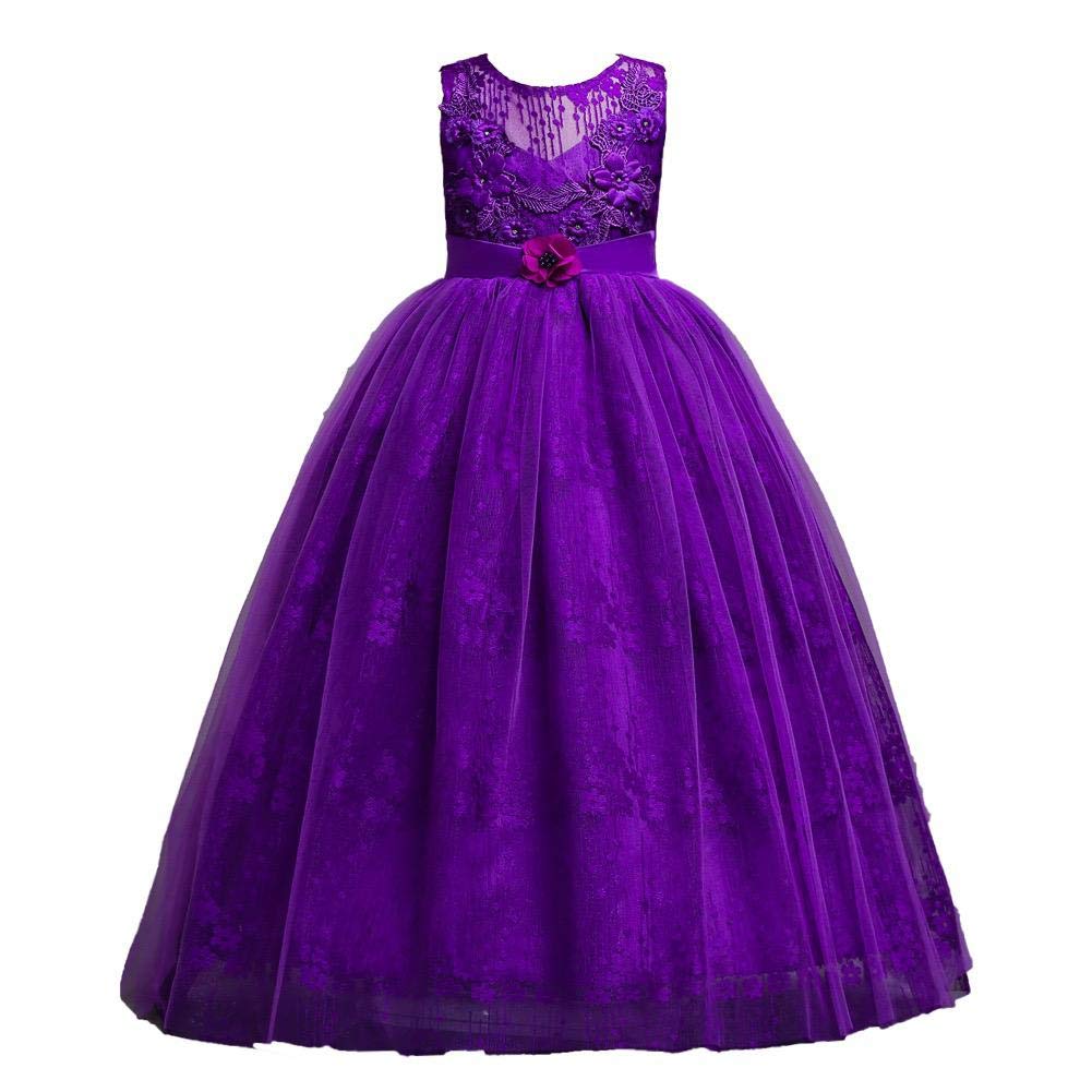 Best Gift.DressesGirls Dress Winter Christmas Party Kids Dresses For Girls Long Wedding Dresses Toddler Princess Dress