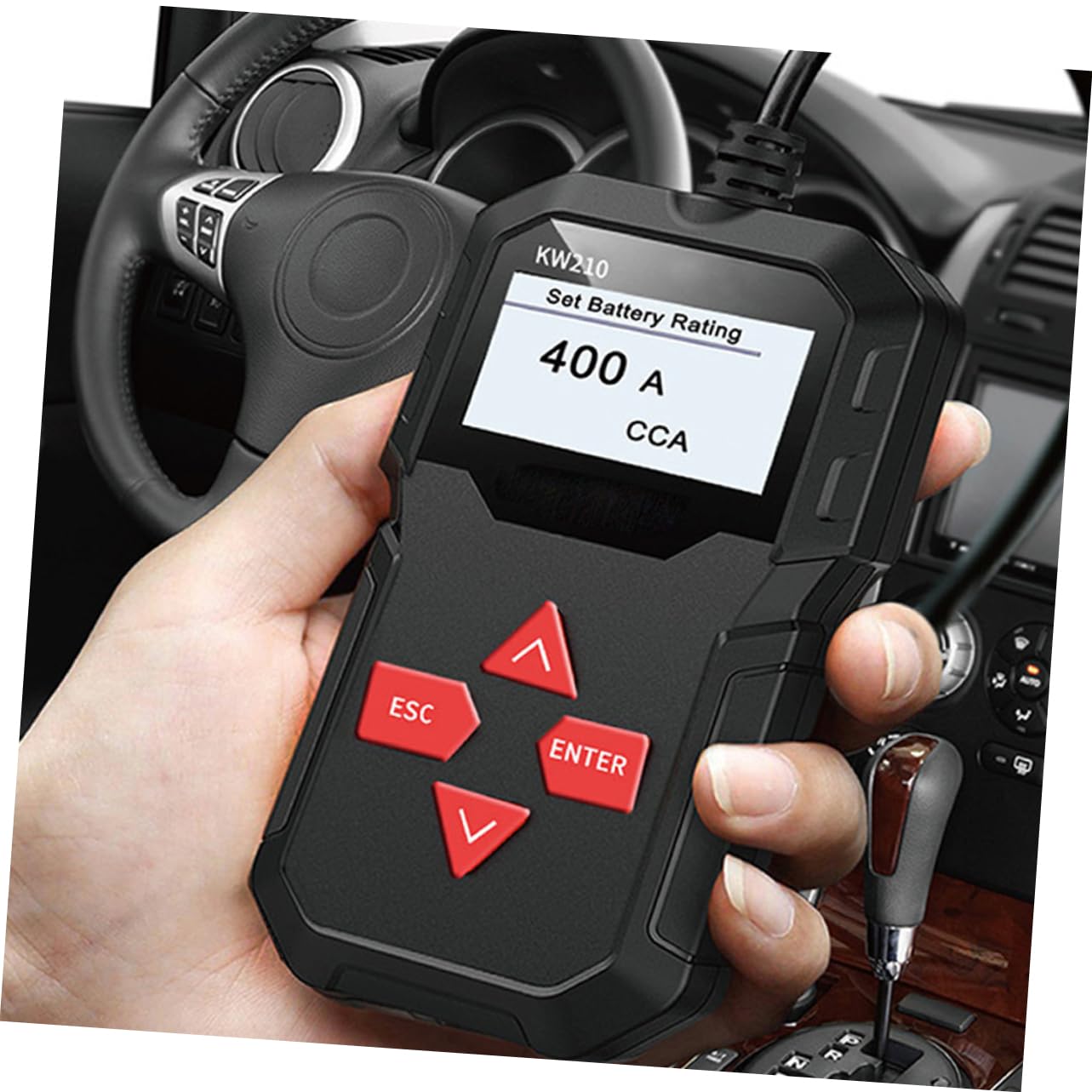 Luxshiny 1Set Car Battery Tester Diagnostic Tool for Battery Health to Use Battery Testing Equipment for Vehicles Portable and Durable Design