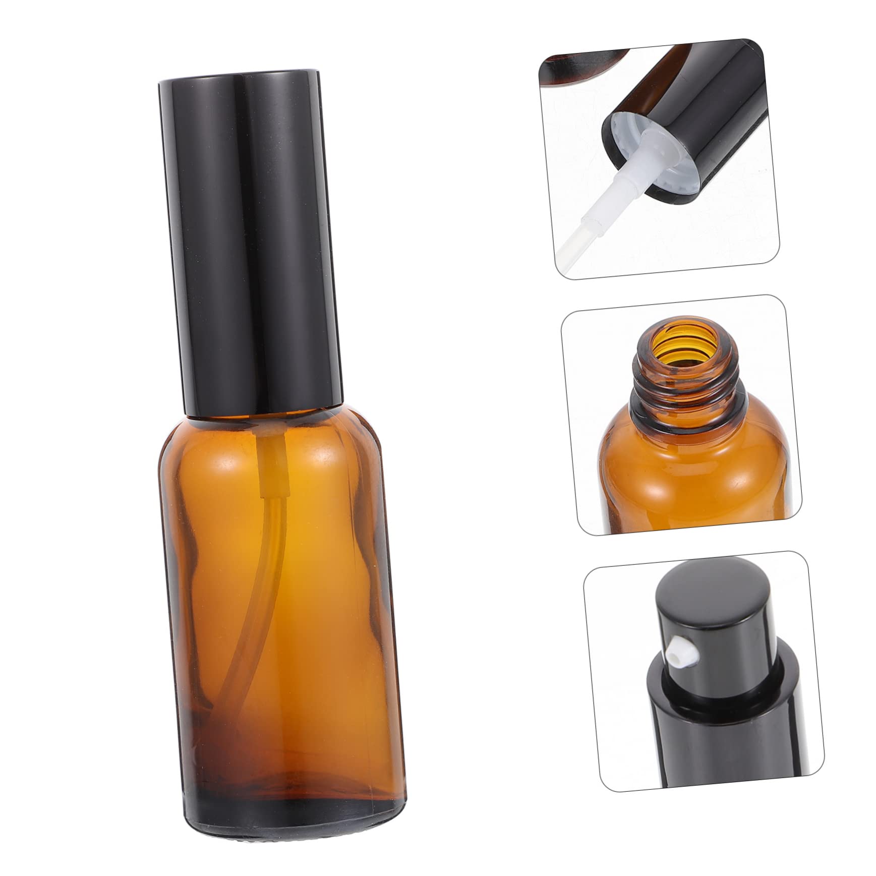 10piezas Botellas De Perfume Atomizador Envases De Vidrio Para Emulsión Resistentes y