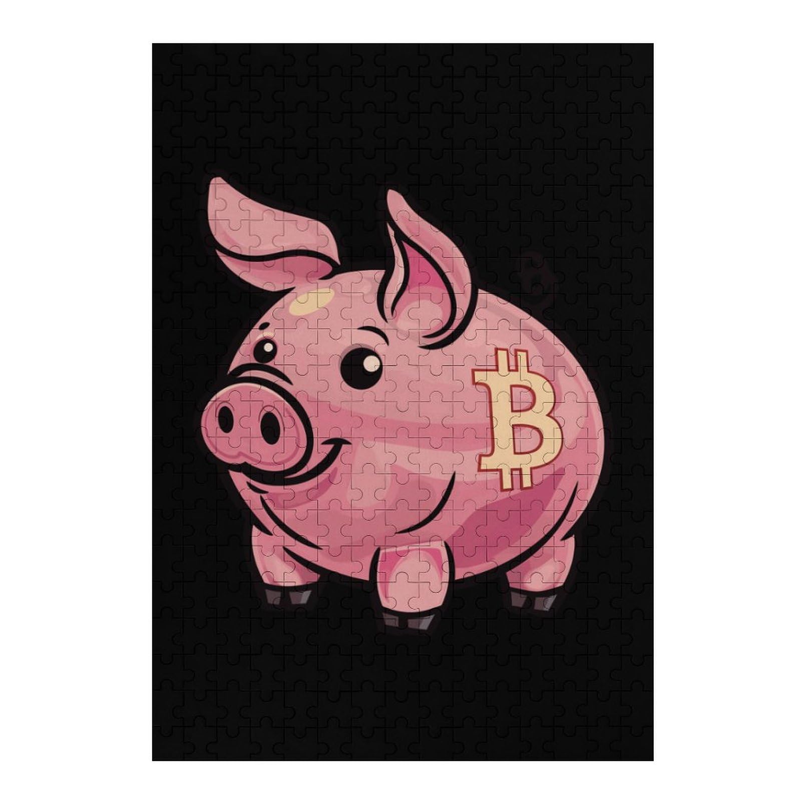 Amazon.com: Generic Bitcoin Piggy Bank Jigsaw Puzzle for Adults 300 PCS  Challenging Puzzle Wooden Puzzle for Wall Home Decor, Style : Juguetes y  Juegos