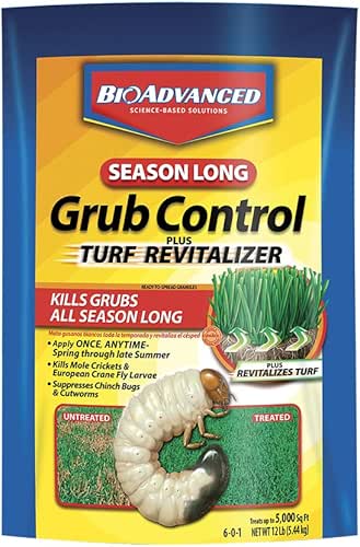 BioAdvanced Season Long Grub Control Plus Turf Revitalizer, Granules, 12