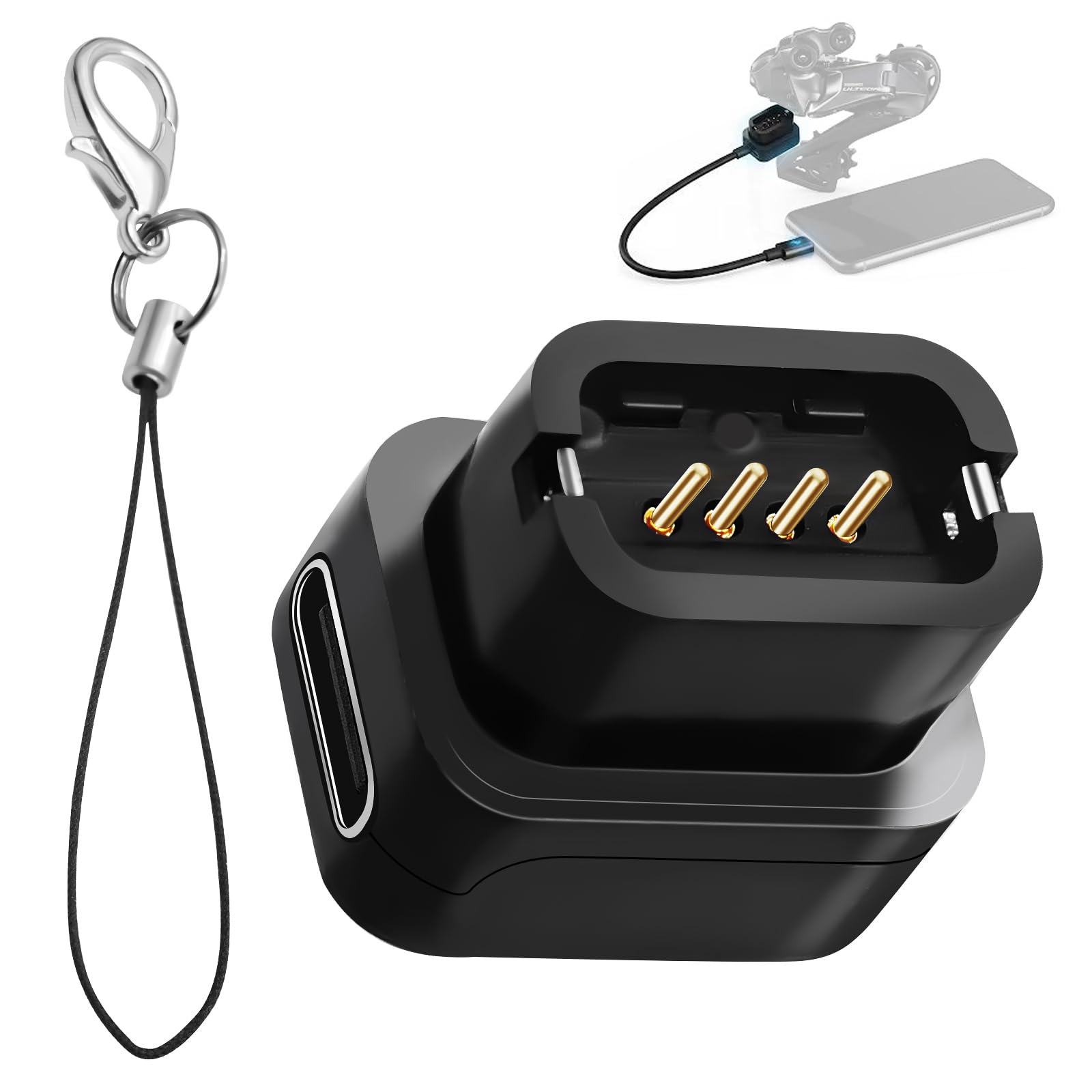 Amazon.co.jp: シマノ DI2 EC300 USB-C充電器アダプター用 | 4ピンから