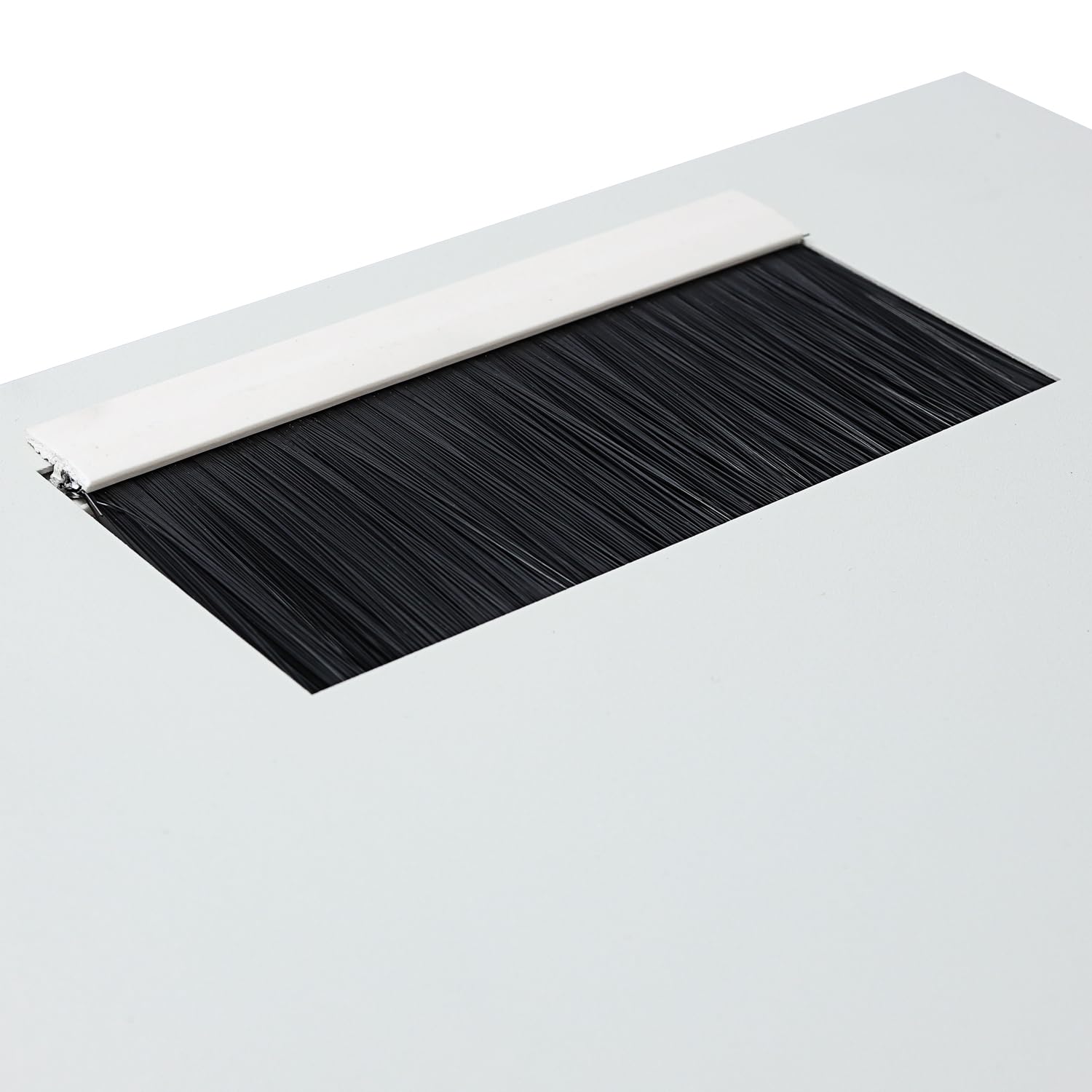 HMF 63406-07 Armadio di rete, armadio server 10 pollici | 6 U | profondità 300 mm | completamente assemblato | porta in vetro | grigio chiaro