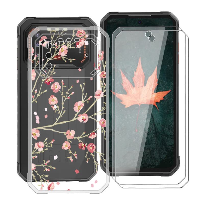 HHUAN Cover per IIIF150 Air1 Pro (6.5) con 2 Pezzi Pellicola Protettiva in Vetro temperato, Custodia Protettiva in TPU in Silicone Ultra Morbido Clear Antiurto per IIIF150 Air1 Pro - DUO5