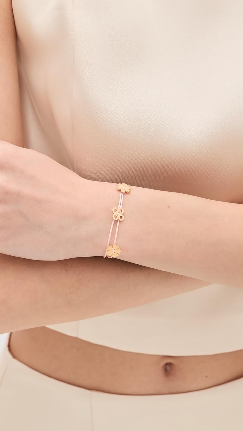 Tory Burch Women's Clover Cord Bracelet