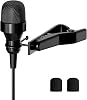 Micrófono de solapa unidireccional J K TA4F compatible con bodypacks de Shure | Micrófono de condensador de clip JK MIC-J 017 con conector mini XLR TA4F compatible con transmisores de bodypack de Shure 7
