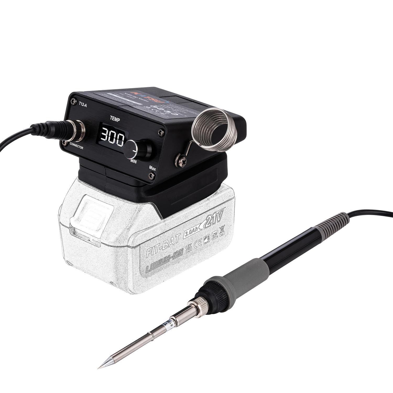Station de soudage 18V/21V KATSU FIT-BAT fer à souder thermorégulé pour électronique