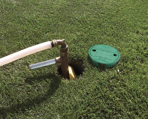 Underhill Sprinkler Valve Round Box Lid, VersaLid 6” to 7” Universal, Cover for Automatic Irrigation System, Lawn, Yard, Outside, Green, VL-6