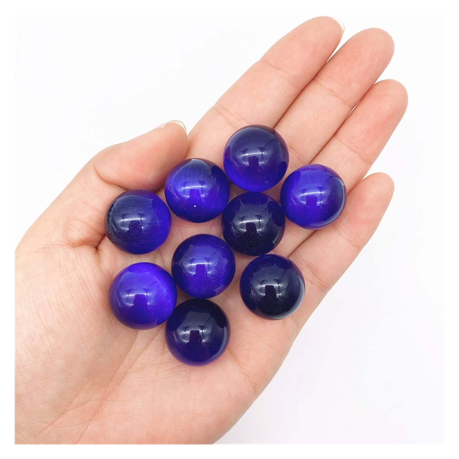 Amazon.co.jp: St 1個多くの種類20mm天然アメジスト黒曜石クリスタル