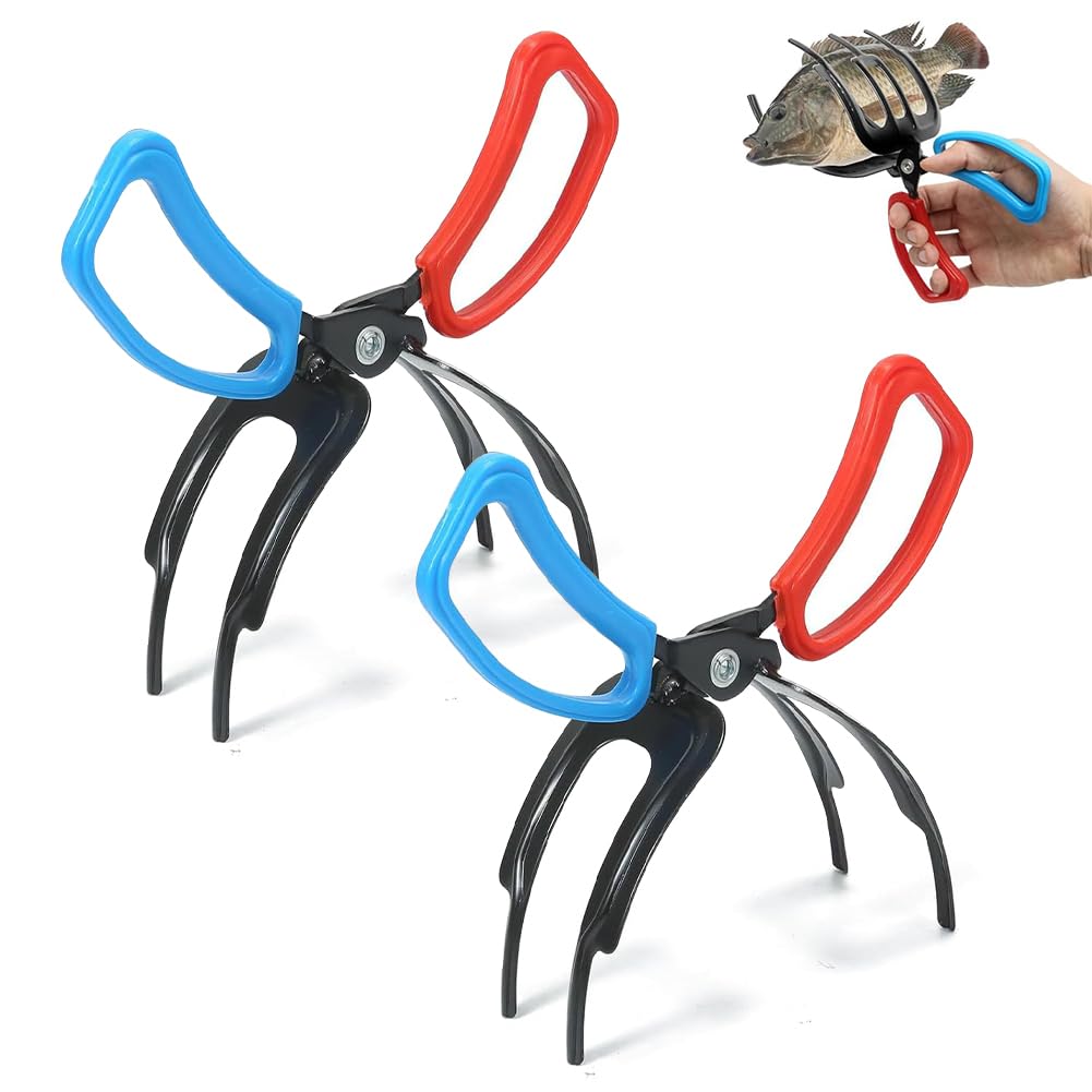 FXOICMI 3 Claw Fish Gripper, Metal Fishing Pliers Gripper