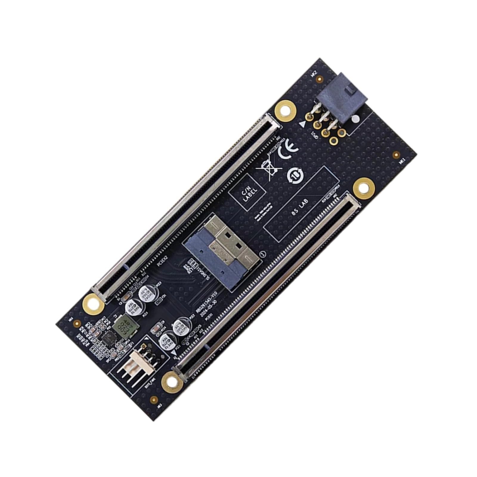 La scheda splitter PCIe 4 X16 raffreddata passivamente crea 4 slot M.2 con compatibilità scheda madre adattatore PCIe