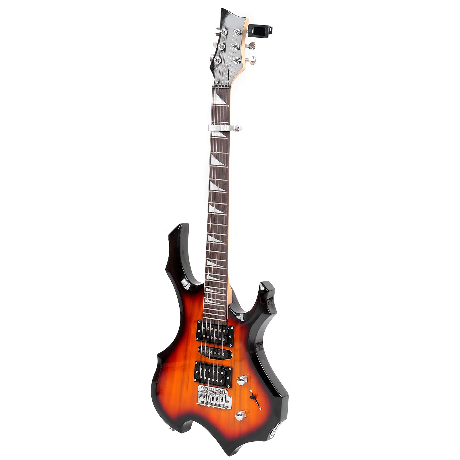 Zestaw do gitary elektrycznej, akcesoria do instrumentów muzycznych Elegancki design Zestaw do gitary elektrycznej „wszystko w 1” Wytrzymały i trwały na pedał na struny