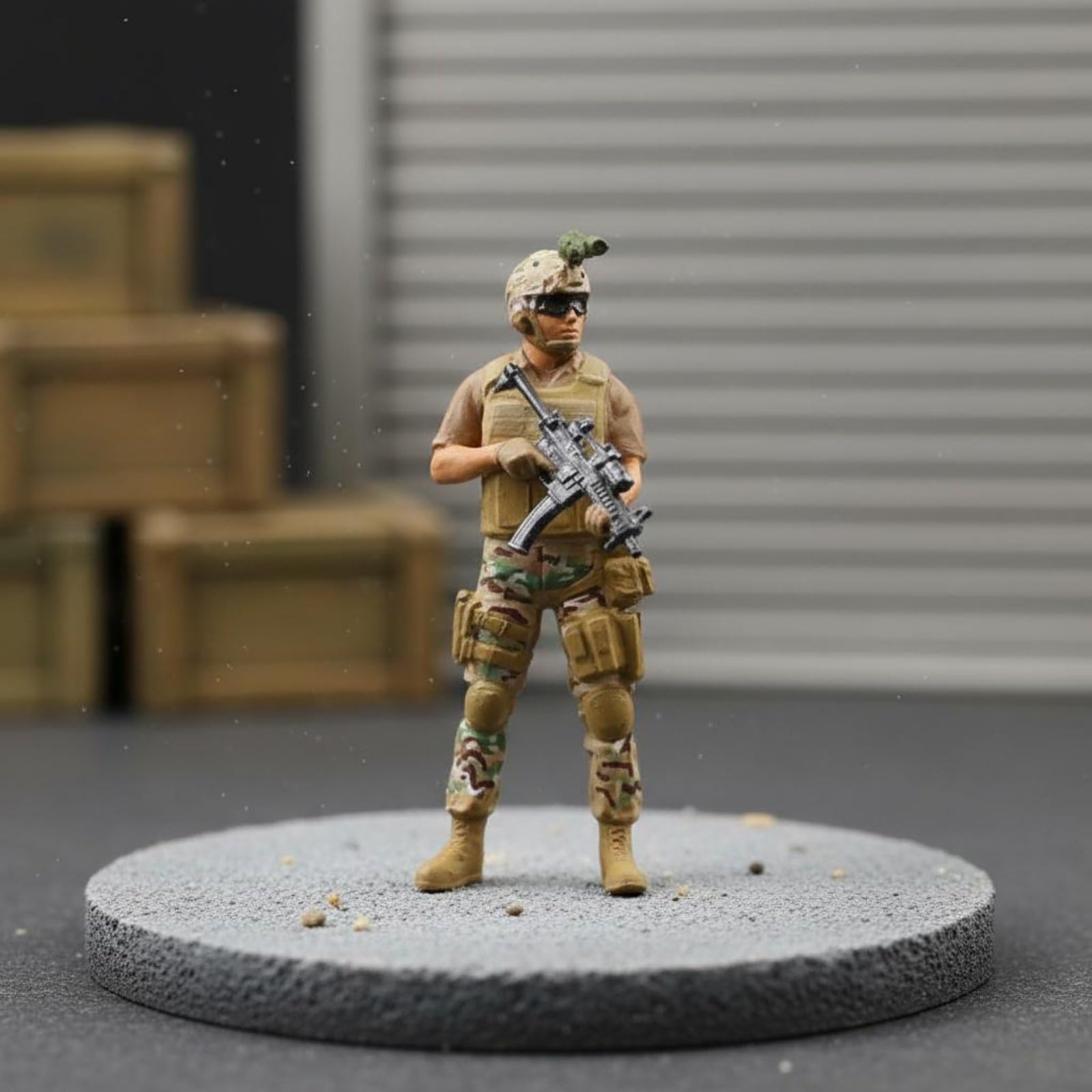 Figuras Militares de Resina Muy Detallado Militares Tácticos Miniatura Poses Realistas Militar Miniatura para Maqueta