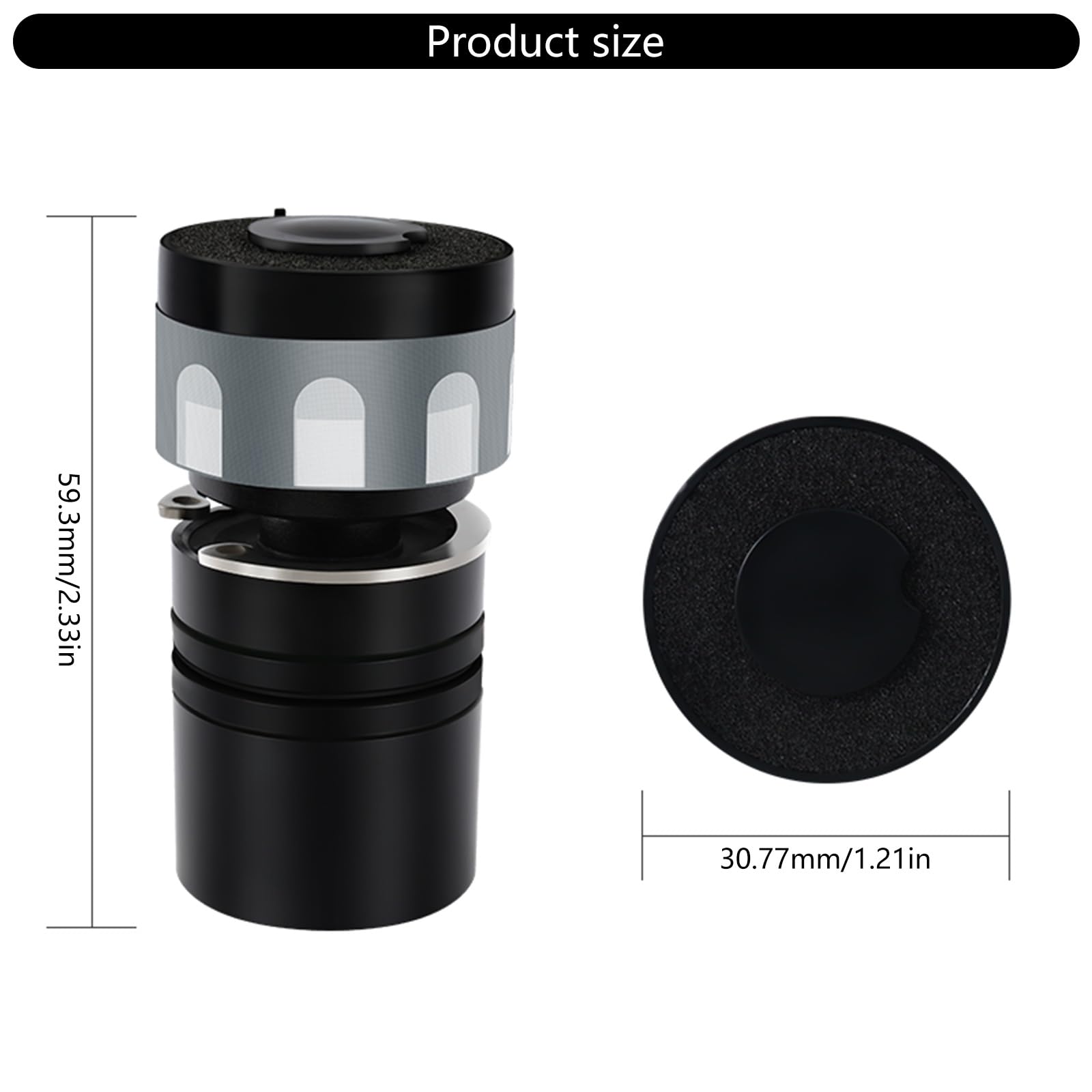 LUOFENG Capsule per microfono dinamico di ricambio per microfono wireless per voce e strumenti Claritys in Studio Live Setting