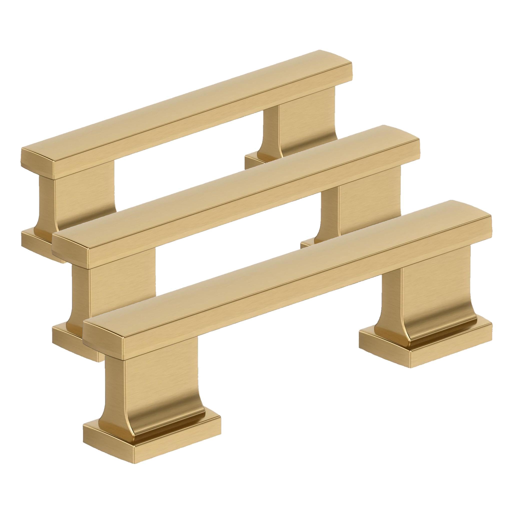 Amerock 10BX37090CZ | Champagne Bronze Cabinet Pull | 3 inch (76mm) Center-to-Center | 30 Pack | Triomphe | Furniture Hardware