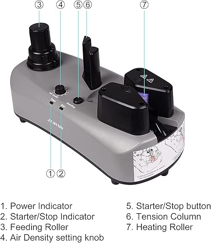 Miniatura 2 de Máquina de amortiguación de aire JZBRAIN YE300 Máquina de almohada de aire de 110 V, sistema de embalaje de aire inflable de negocios con velocidad