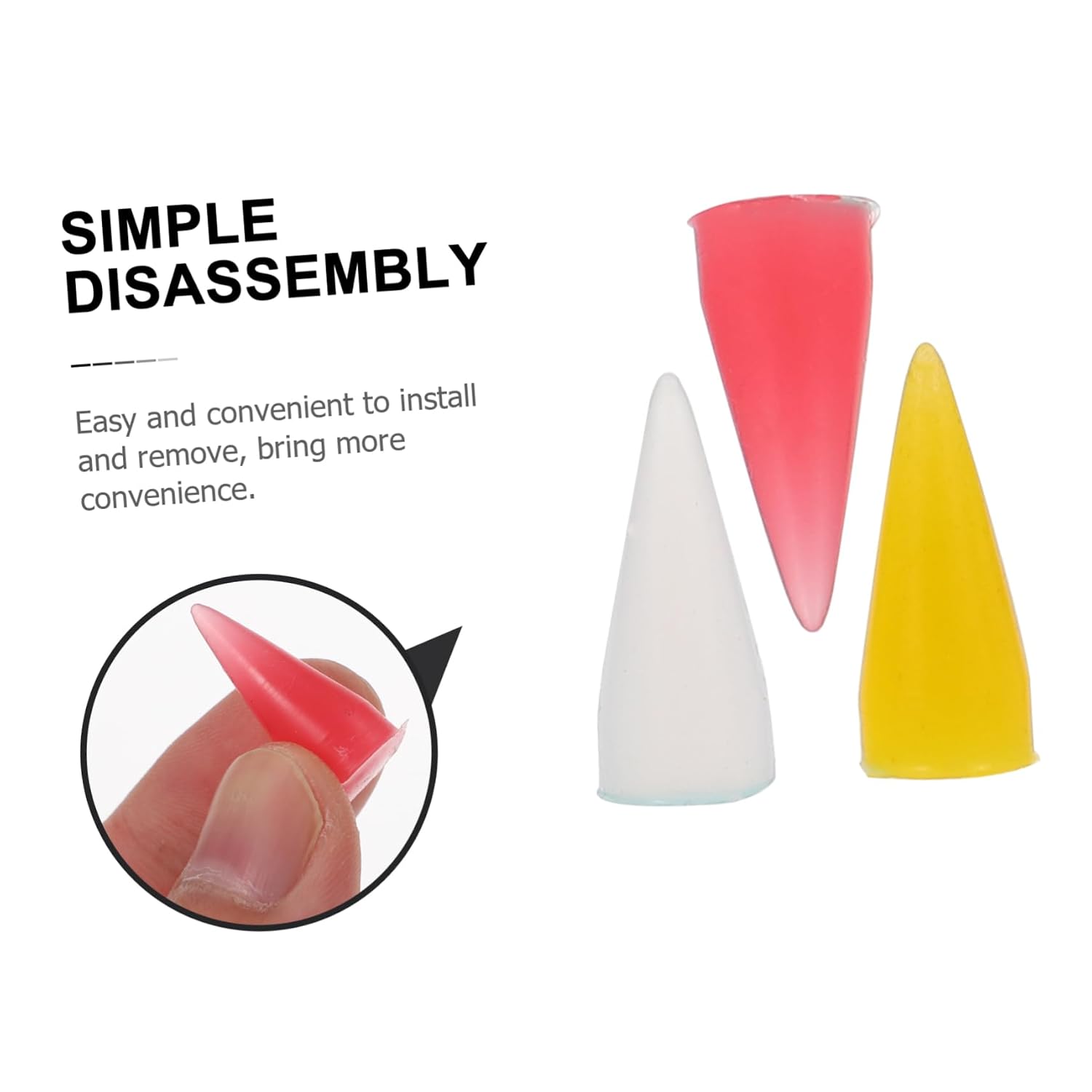 MERRYHAPY 18pcs Nail Rhinestone Picker Wax Replacement Kit Easy to Use Dotting Pen Tips for Manicure Art Compact and Sturdy Design for Nail