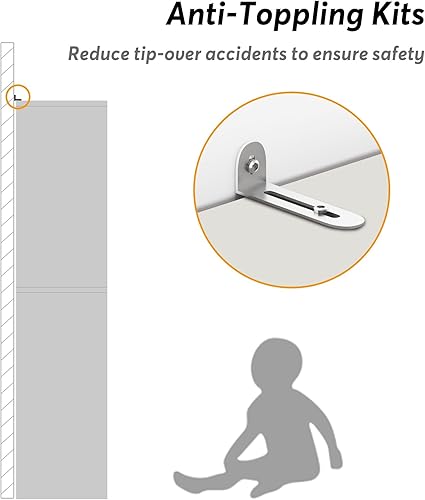 Miniatura 7 de Tribesigns Estantería de 71 pulgadas de alto, moderna estantería independiente de 9 niveles, estante grande abierto organizador de almacenamiento
