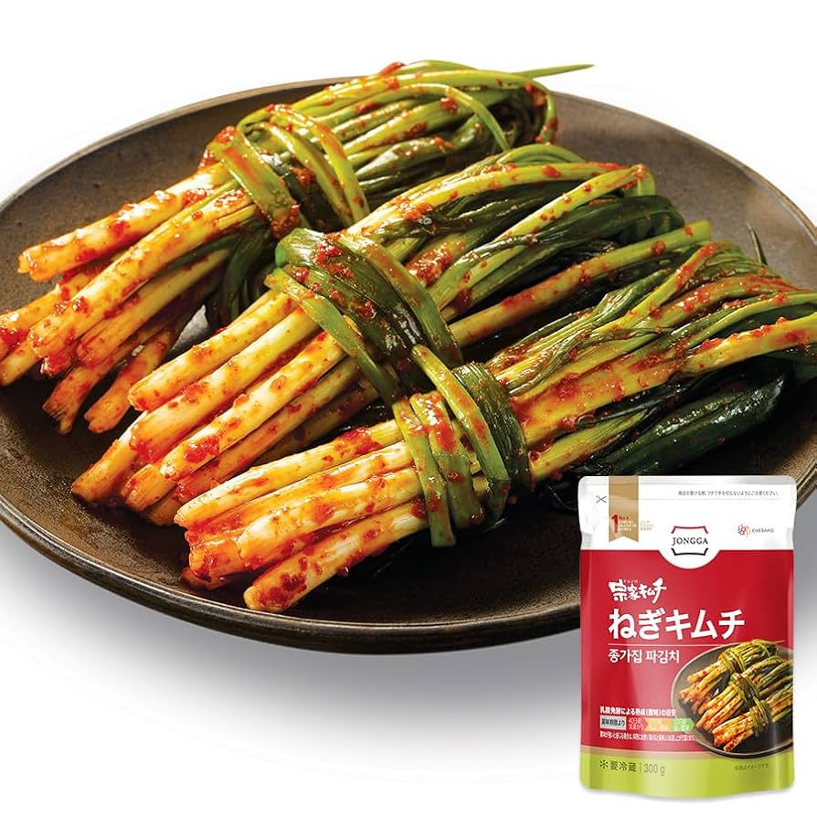 Amazon.co.jp: [宗家キムチ]【ねぎキムチ 300g 1個】 韓国 韓国