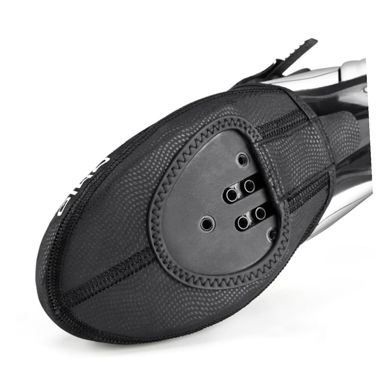 Cubrezapatillas de Ciclismo para Montaña y Carretera Funda Cálida y Resistente al Viento Antideslizante Negro XS-S Accesorio para Exteriores