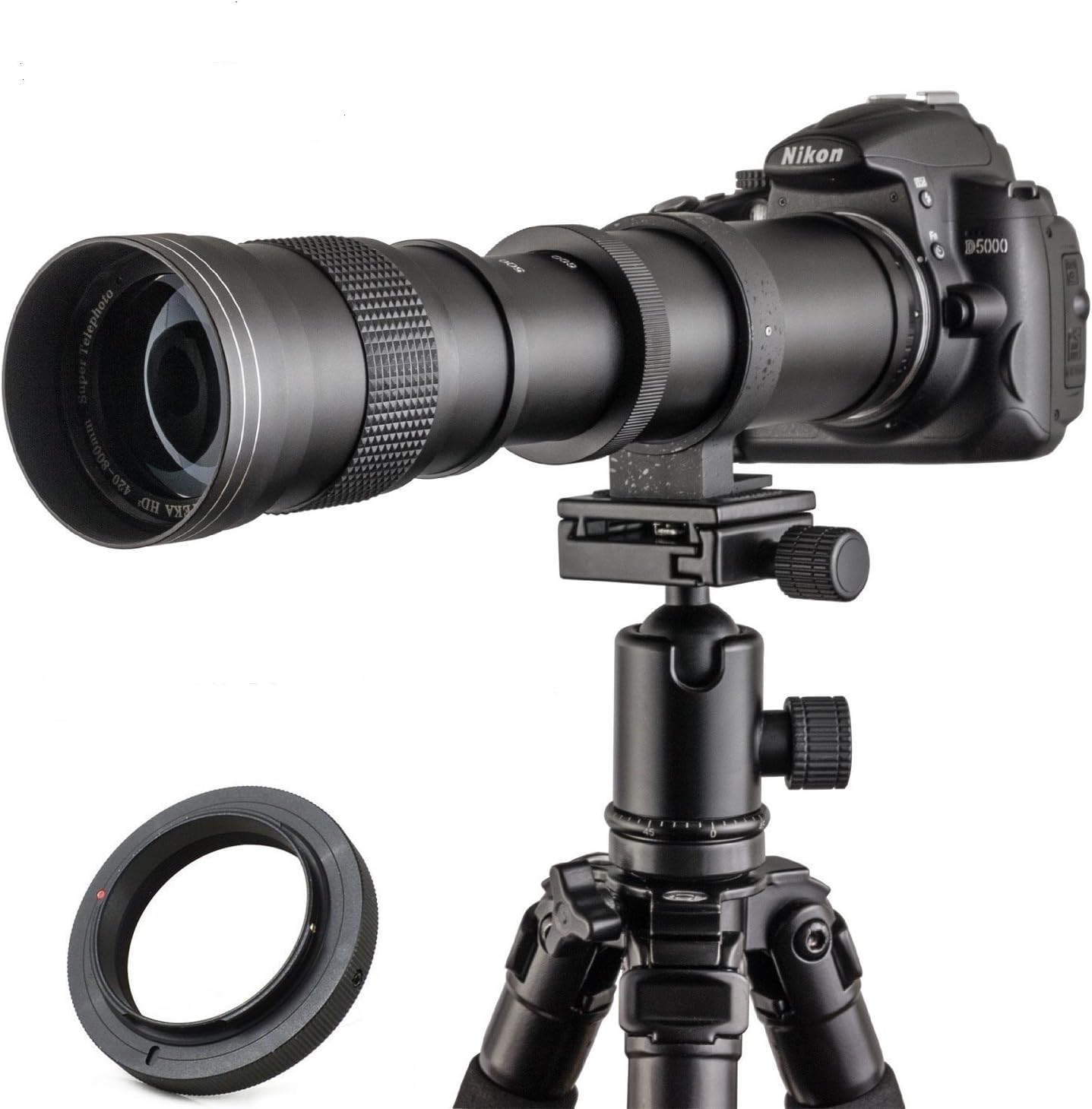 Amazon.co.jp: JINTU 420-800mm F / 8.3-16上フルフレーム手動焦点望遠