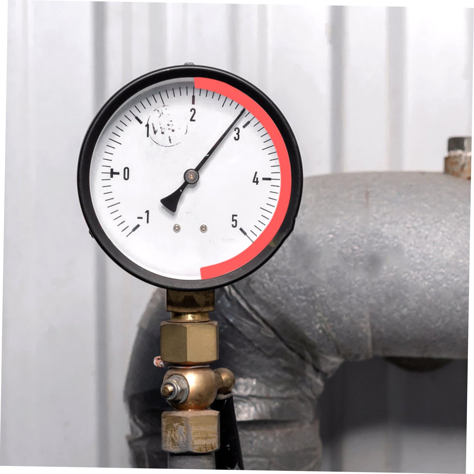 SOESFOUFU 7 Sheet Round Sticker Labels for Pressure Gauge Pressure Gauge Identification Stickers