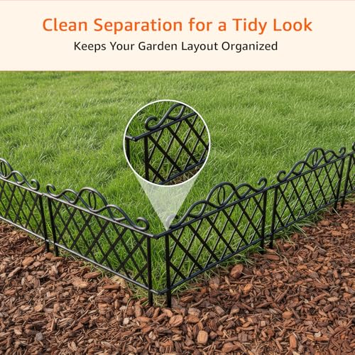 Image of Amazon Basics Garden Edge | Durable | Decorative | Weather-Resistant for Neat Garden Borders