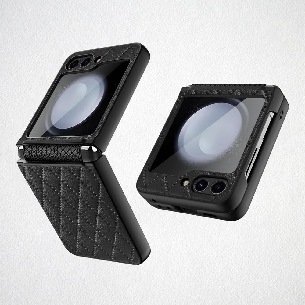 Amazon.co.jp: PU レザー電話ケース Samsung Galaxy Z Flip 5 Flip5 