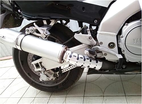 Miniatura 7 de Protector de tubo de escape para Yamaha XJ6 N Diversion XSR 700 900 ABS XV 950 Racer Motocross Protector de tubo de escape medio protector de