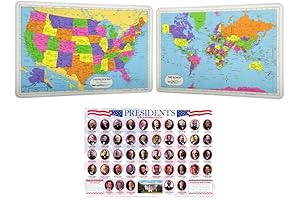 US Presidents, Maps Placemats: Foster Youth Education and Geographical Exploration