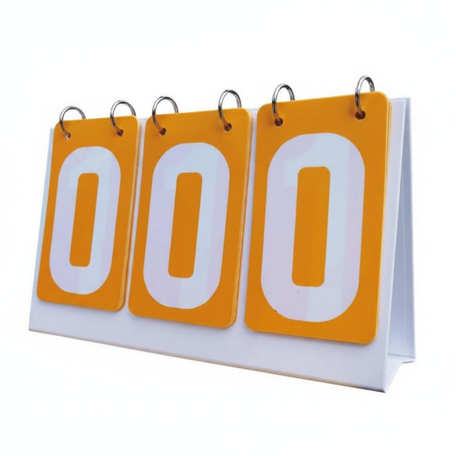 FytStycale Waterproof Scoreboard Portable Tabletop Flip Manual Counter With Lightweight Foldable Body And Digit Display build for, Yellow