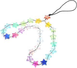 Amosfun Cadeia De Telefone Celular Alça De Pulso Frisada Cordão De Chave Para Chaves Cordão Para Chaves Cordão De Câmera Alça De Telefone Cordão De Telefone Frisado Alça De Câmera