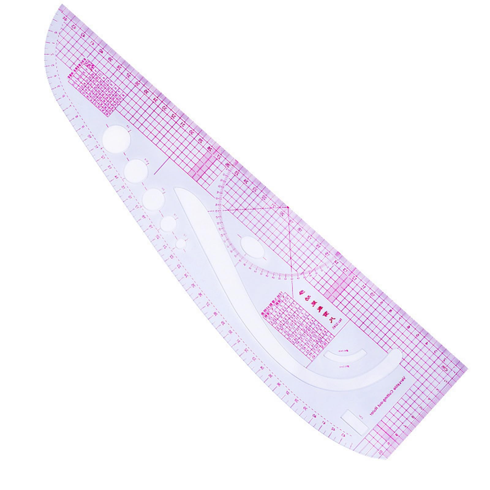 REDYY French Curved Ruler,French Ruler Multifunctional Patchwork Measure Dressmaking Drawing Template Tool Craft Sewing