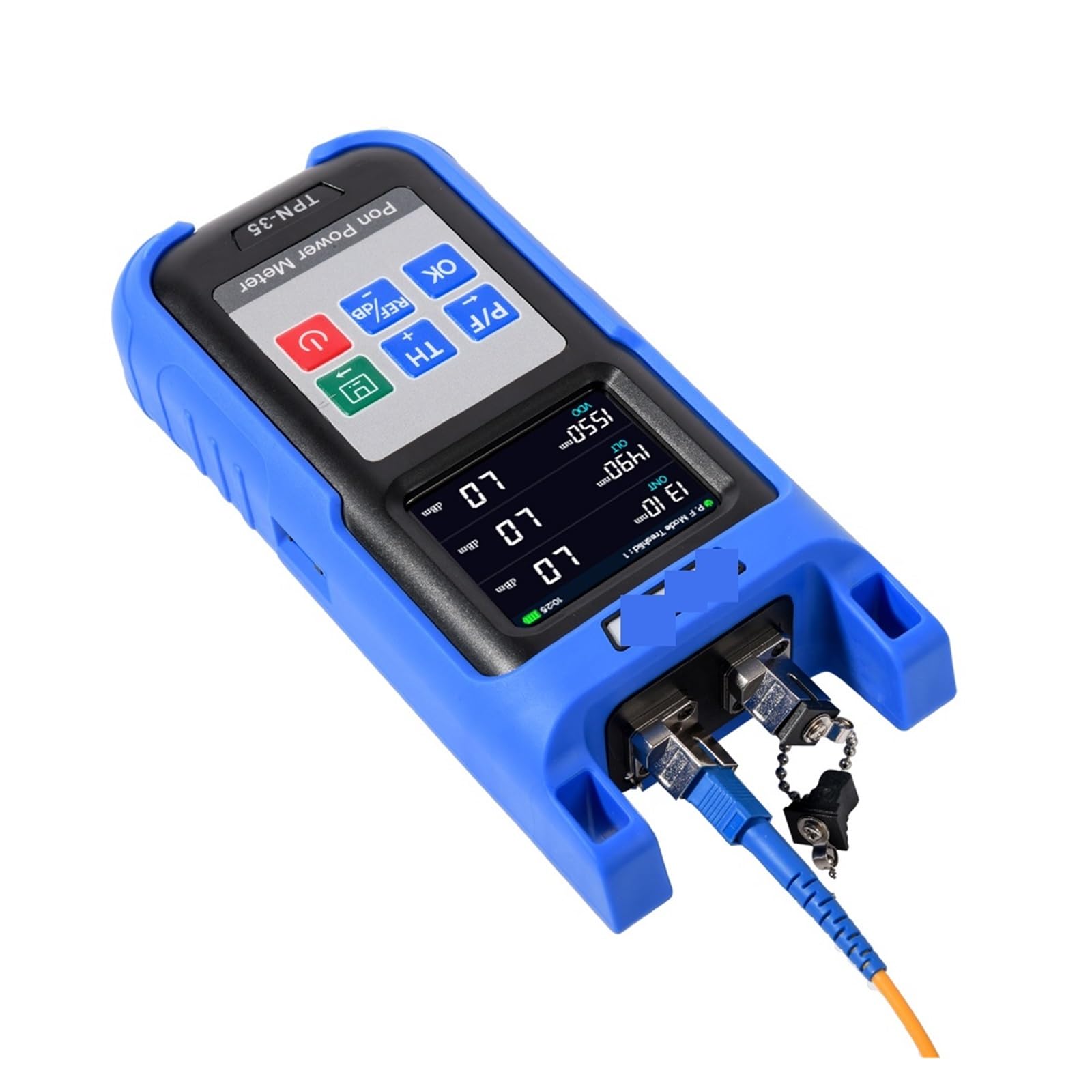 Medidor de potencia óptica PON 1310/1490/1550nm, probador de red Orientek TPN-35 PON, medidor de potencia de fibra óptica, probador OTDR SC/UPC SC/ - Diseño portátil(SC- Power Meter)