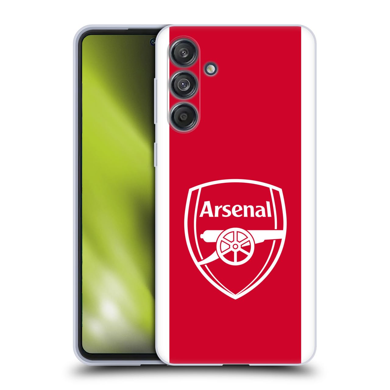 Head Case Designs Officially Licensed Arsenal FC Home 2025/26 Kit Gel Case [Military Grade Protection] Compatible With Samsung Galaxy M55 5G — image 1
