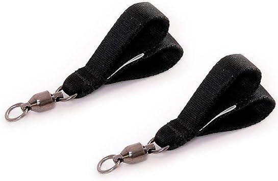 Pair of Pro Strap - Double Loop Handle Juggling Equipment Accessories Flow Props Fire Poi Handle 1 Pair