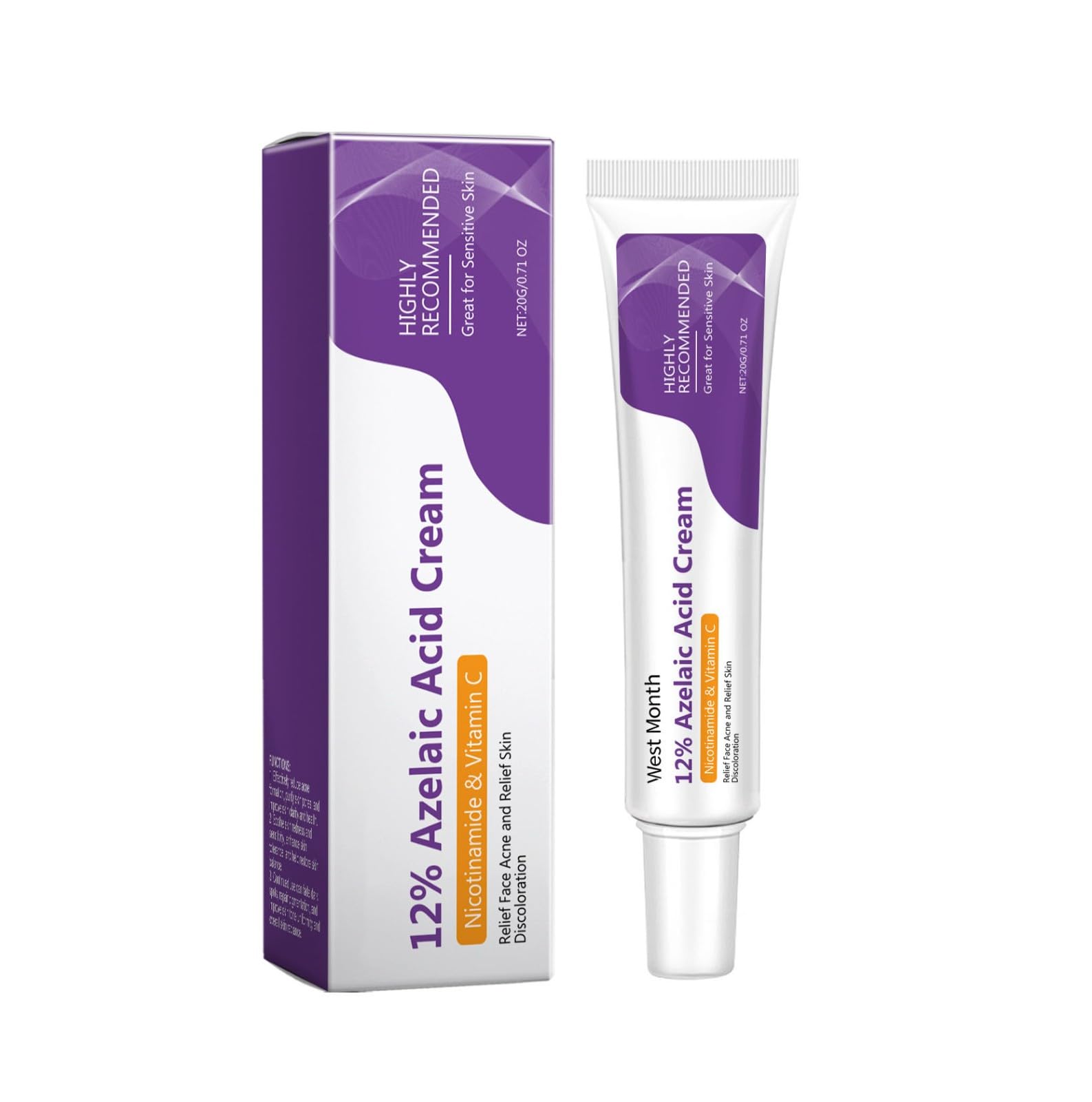  12% Azelaic Acid & Salicylic Acid Gel per La Sua Pelle Ospessante, Sinteticizzata e con Cicatricci di Vocchie - Trattam