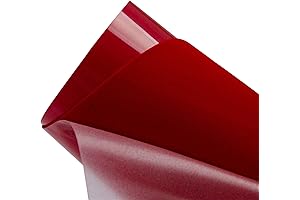 HOHOFILM Red Flock Heat Transfer Vinyl (HTV)