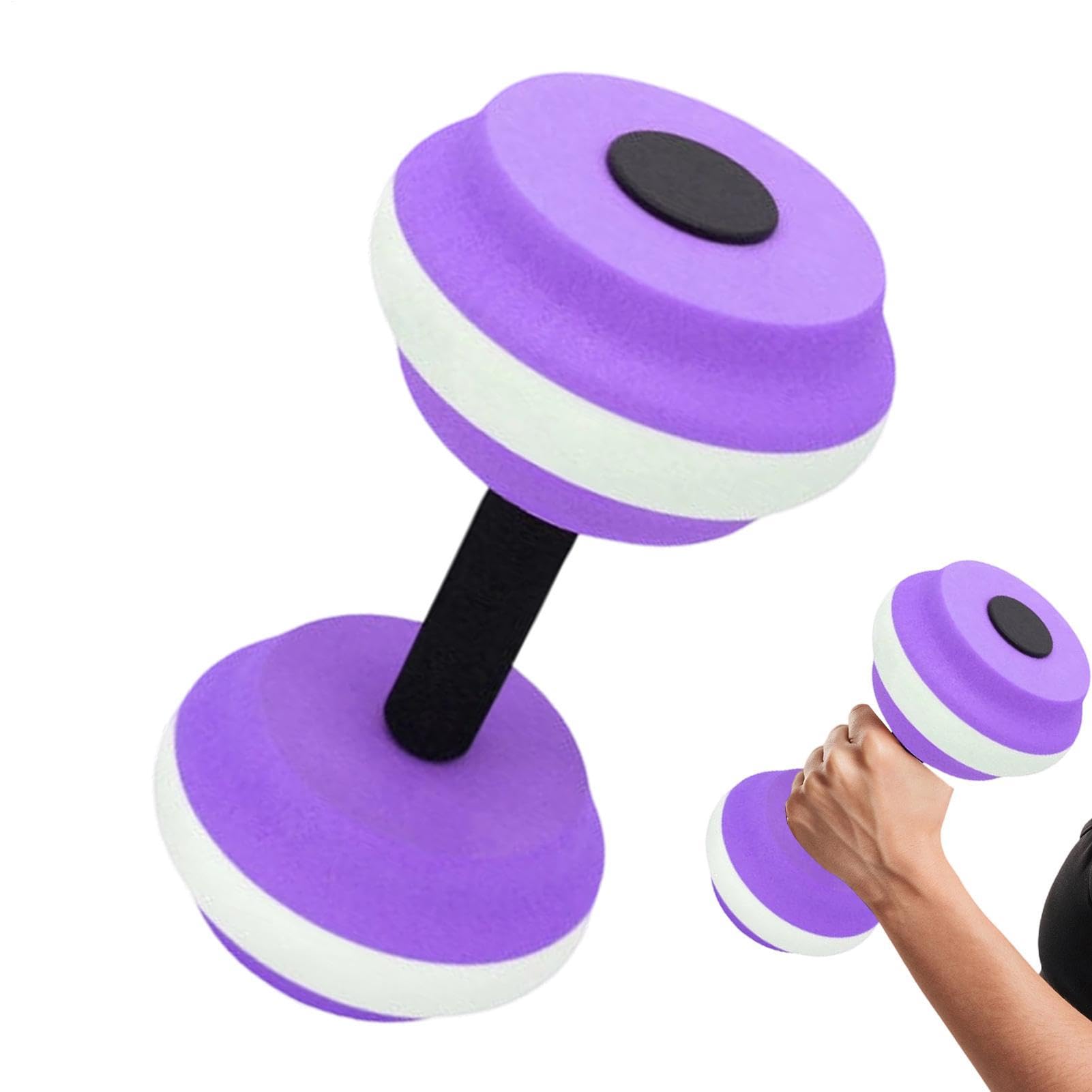 Water Dumbbell, Waterproof Pool Weight for Waters Aquatic Swimming Exercise, Foam Water Weight for Pool Aerobics Exercise, Detachable Fitness Barbell Aqua Waters Aerobics Equipment, for Kids Adults