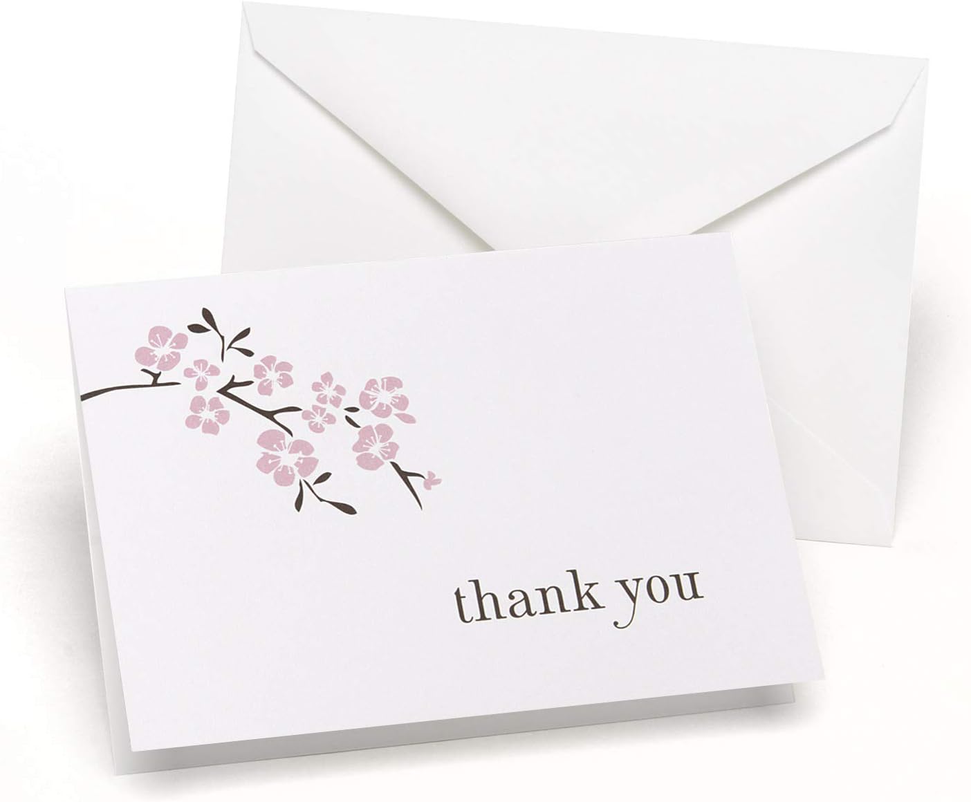 Hortense B. Hewitt Thank You Note Cards with Envelopes, 4.8" x 3.5" (Folded Size)
