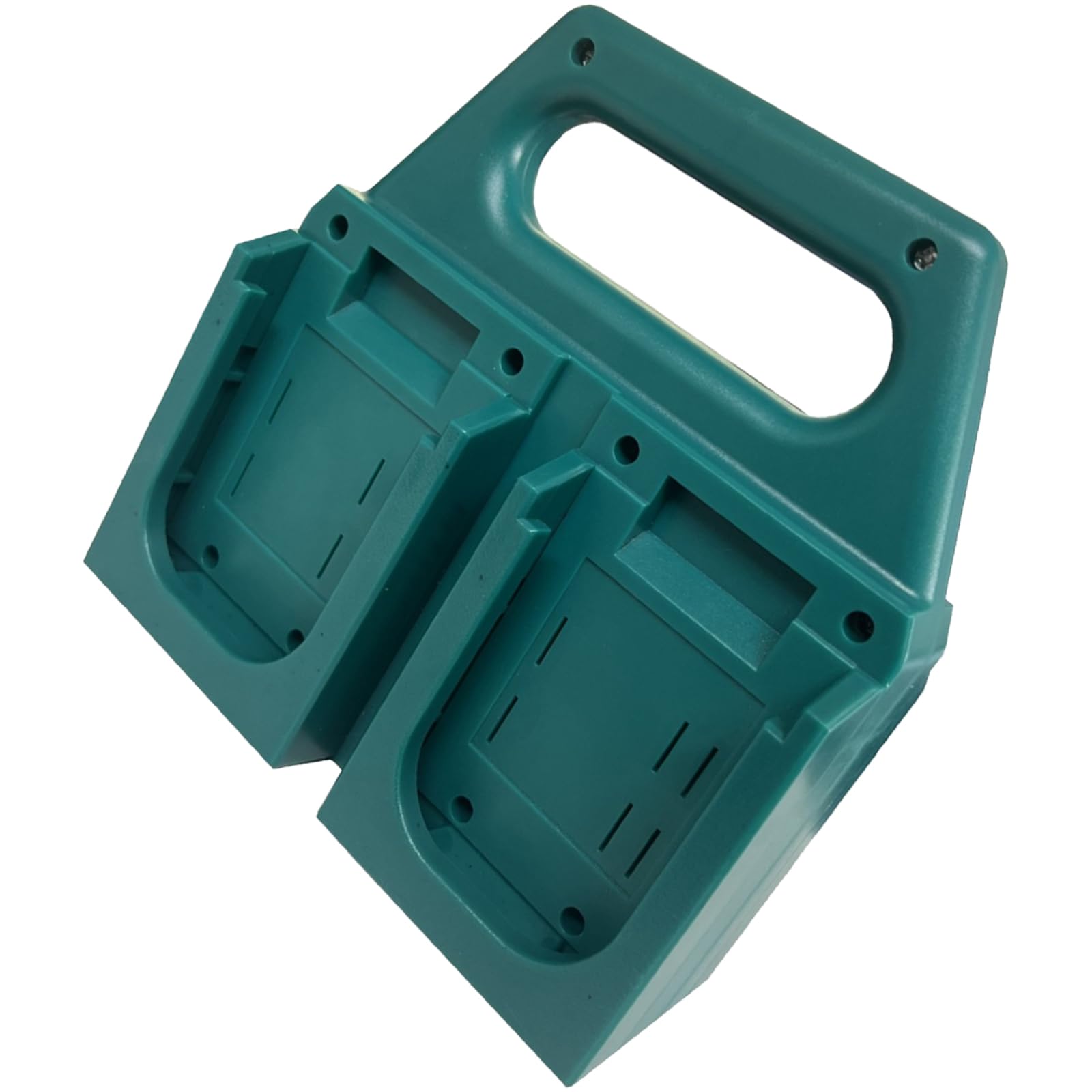 XIGACGEH Sturdy Battery Holders for 18V Batteries Secure Storage Organizers for 4/6 Cells Space Saving Tool Accessory Sturdy Power Tool Accessories