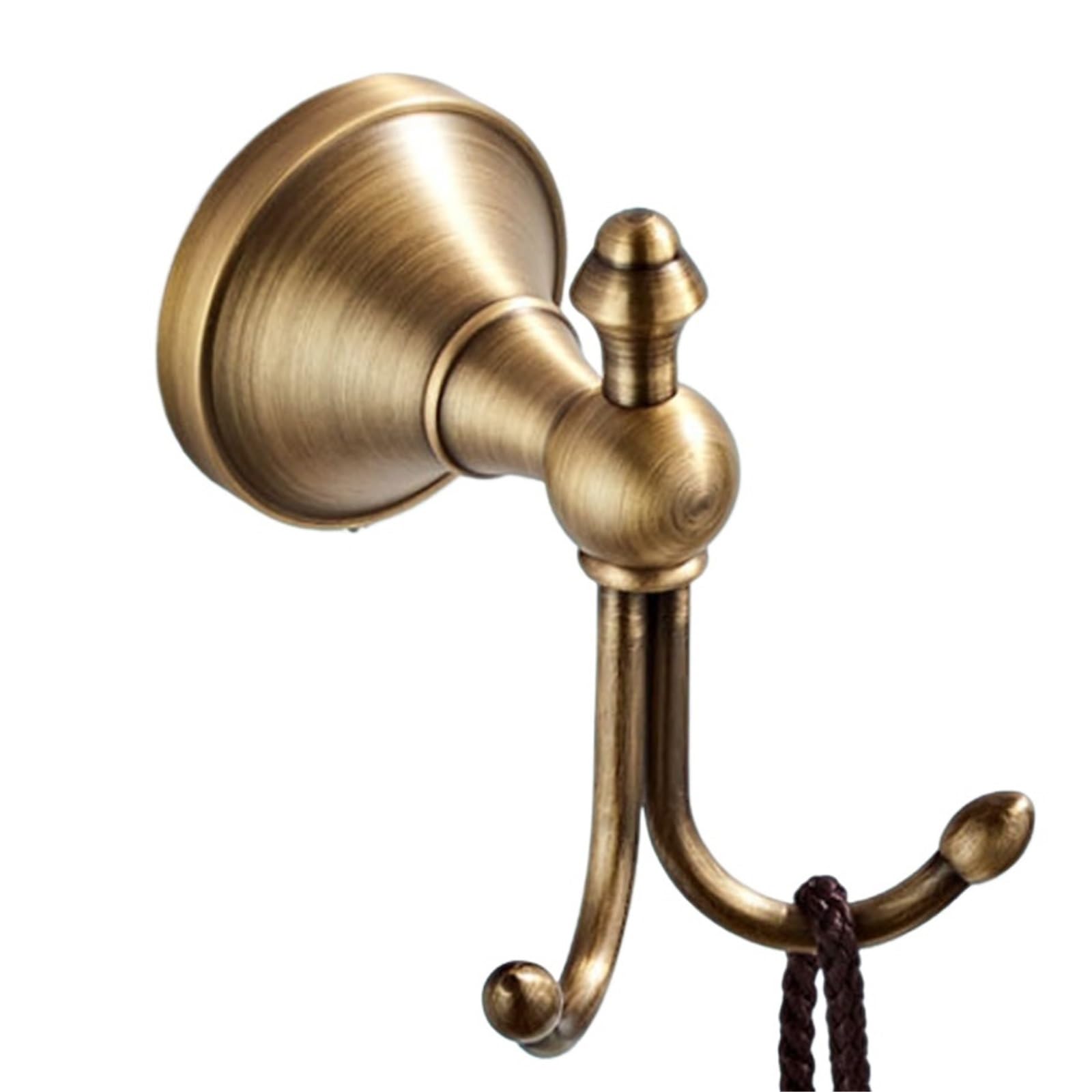 Mohuied One Color Brass Robe Hooks Robe Hook Antique Brass Bronze Wall For Bathroom Kitchen Lavatory Home Decor Coat Clothes Towel Key Holder For Hanging Coat Robe Keys Clothes Bags(Robe Hook E)