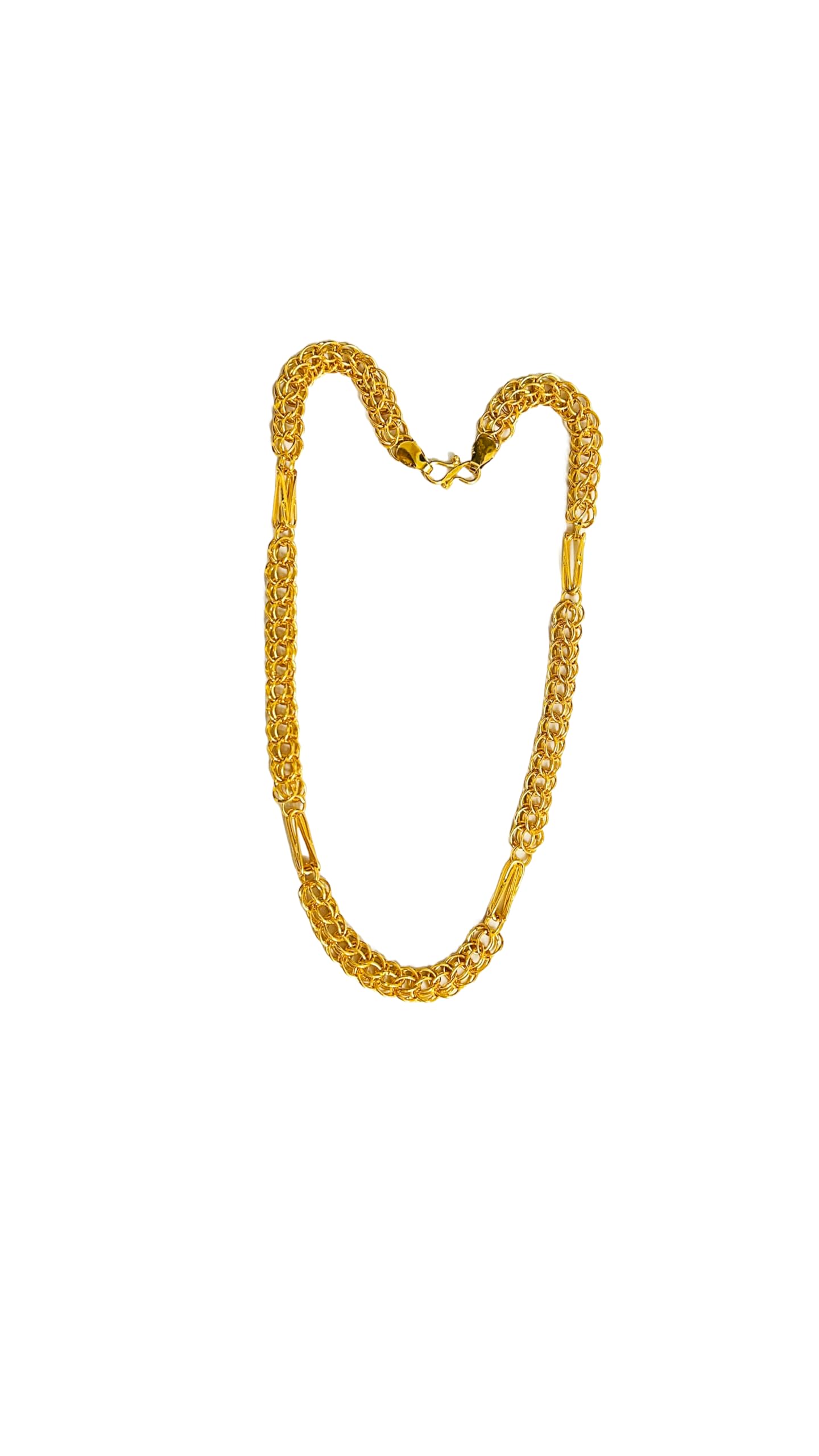 See full amazon price history chart for Shringar Fashion Luxury Hollow Roman Nawabi Twisted Gold Plated Chain Necklace for Men, Boys, Made in India Shringar Fashion Luxury Hollow Roman Nawabi Twisted Gold Plated Chain Necklace for Men, Boys, Made in India (B0D7D4428Z) Amazon Price History, Amazon Price Tracker