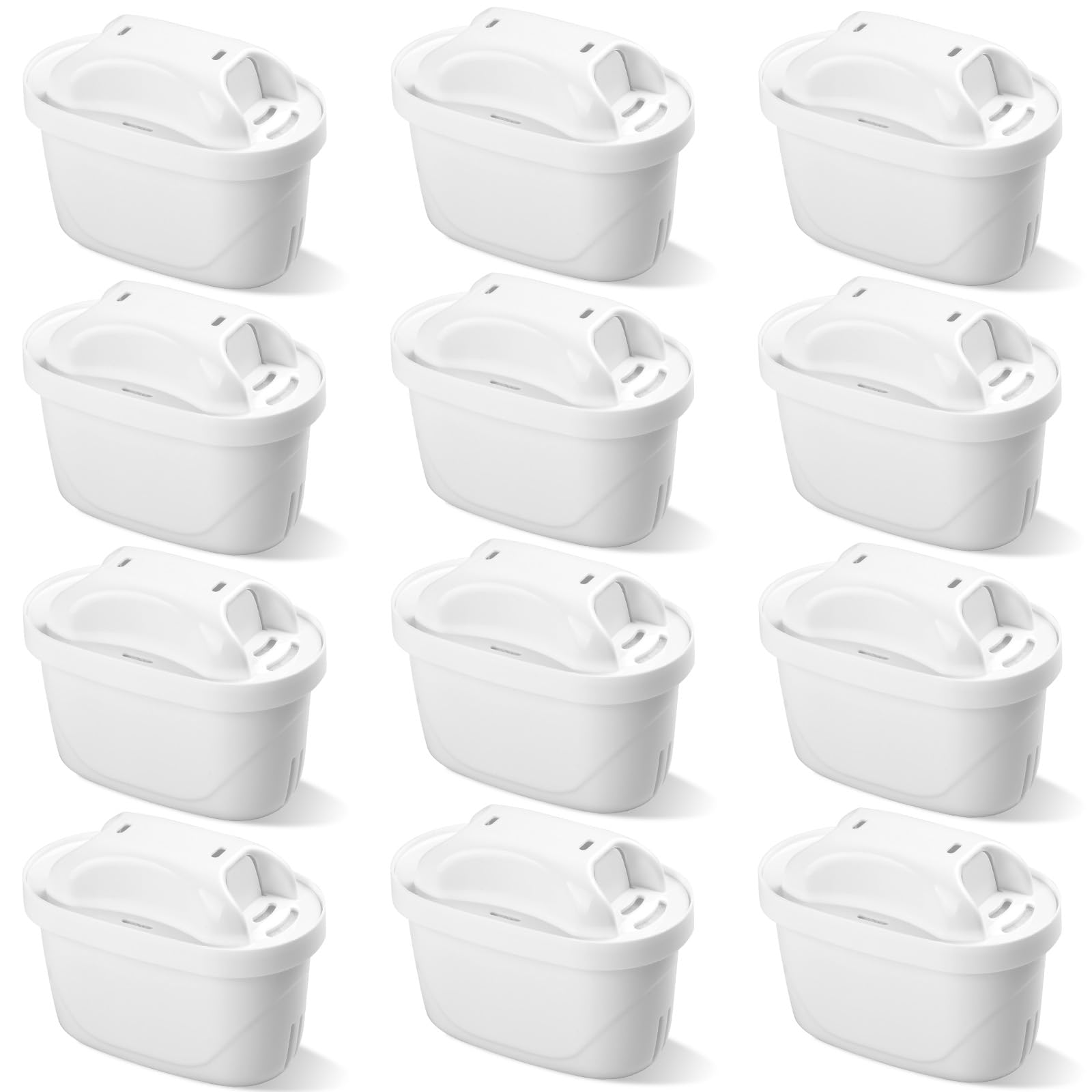 12-Pack Brita Universal Filter Cartridges, Replacement for All Brita Filter Jugs – Long-Lasting Performance & Safety: Reduces Limescale, Chlorine, Lead, Copper for Appliance Care and Healthier Water