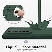 Vista 4 de oakxco Funda para teléfono Samsung Galaxy Note 20 UltraNote 20 Ultra 5G, silicona líquida, funda de gel suave y delgada de goma TPU lisa