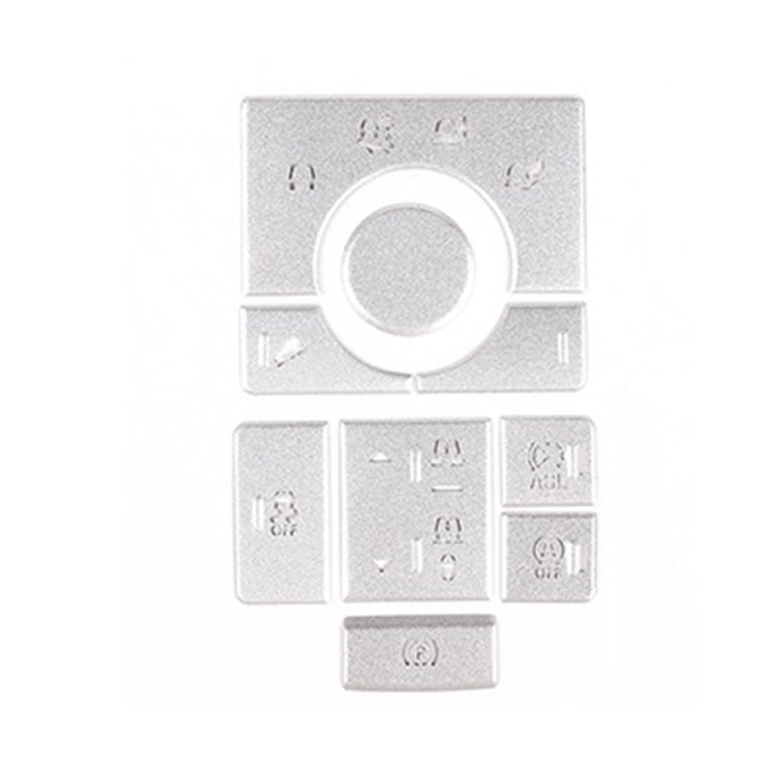 for Land for Rover for Range for Rover for Sport 2014-2022 Car Terrain Mode Button Sticker Car Interior Mouldings(Style A Silver)