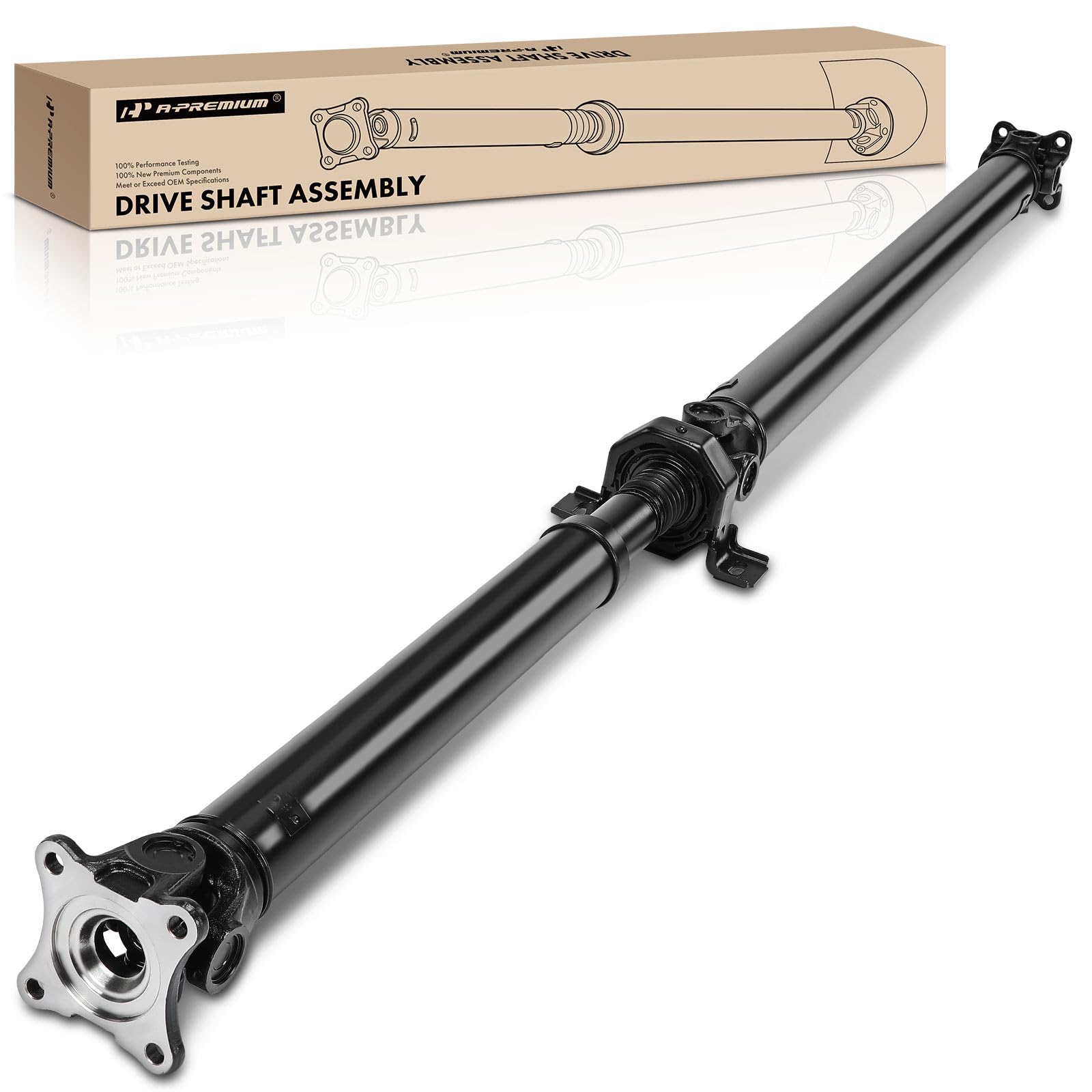 a-premium rear drive shaft driveshaft assembly compatible with ford expedition 2018 3.5l, rwd, 131.6 in wheel base, complete prop shaft