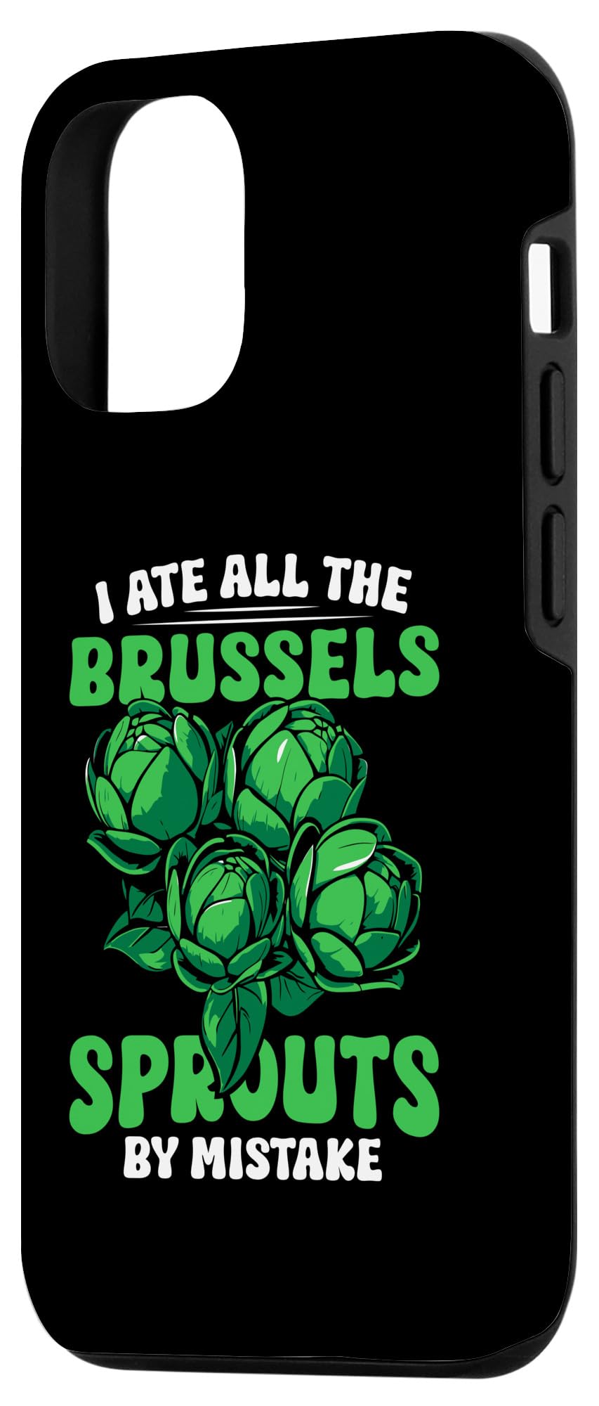 iPhone 15 Pro Funny Brussels Sprouts Design - Cute Baby Cabbages Main Dish Case - Image 2